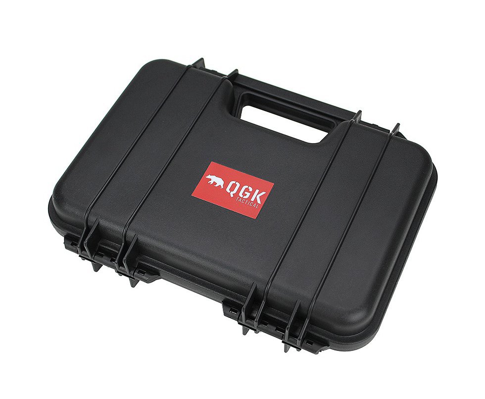 Case Rígido Premium Para Pistolas e Revólveres Tsunami By QGK - Preto
