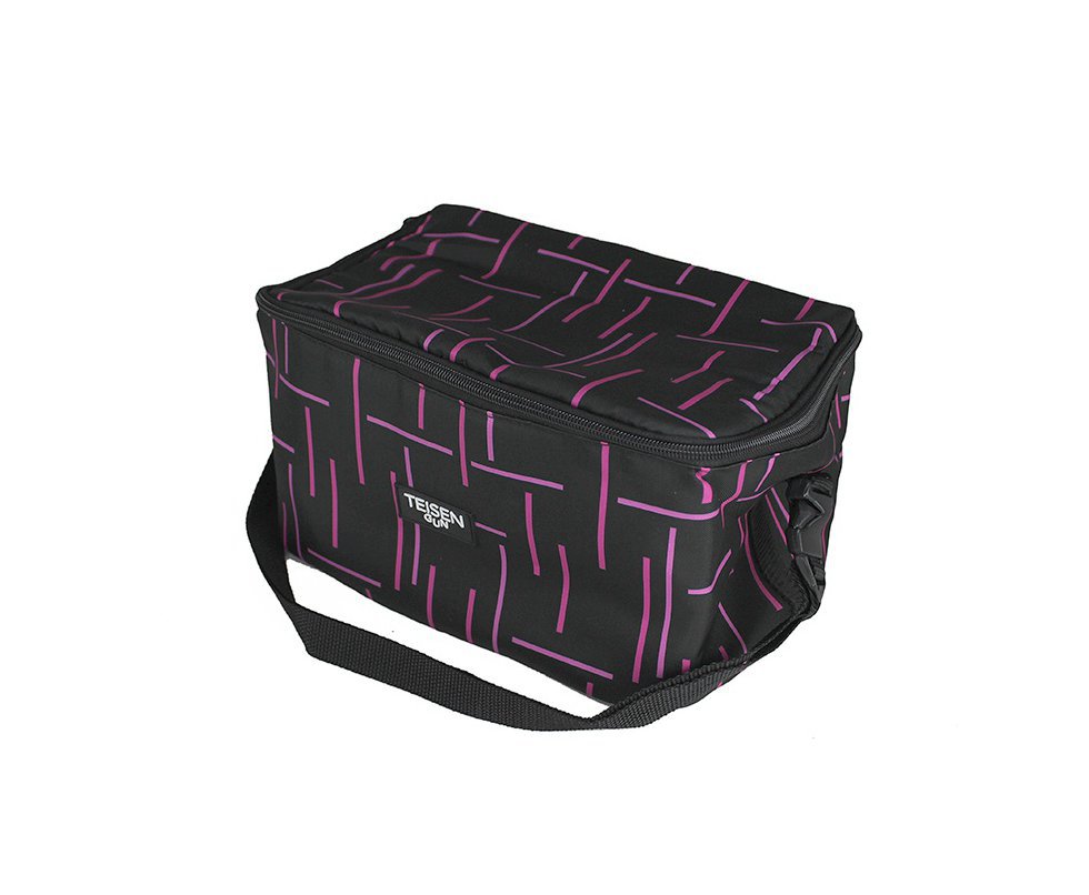 Bolsa Térmica Teisen Gun Rosa/Preto M 15X21cm