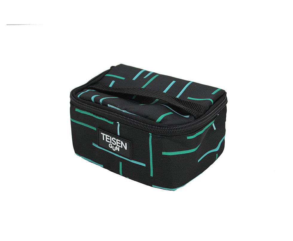 Bolsa Térmica Teisen Gun Preto/Verde 1L - P 11X15cm
