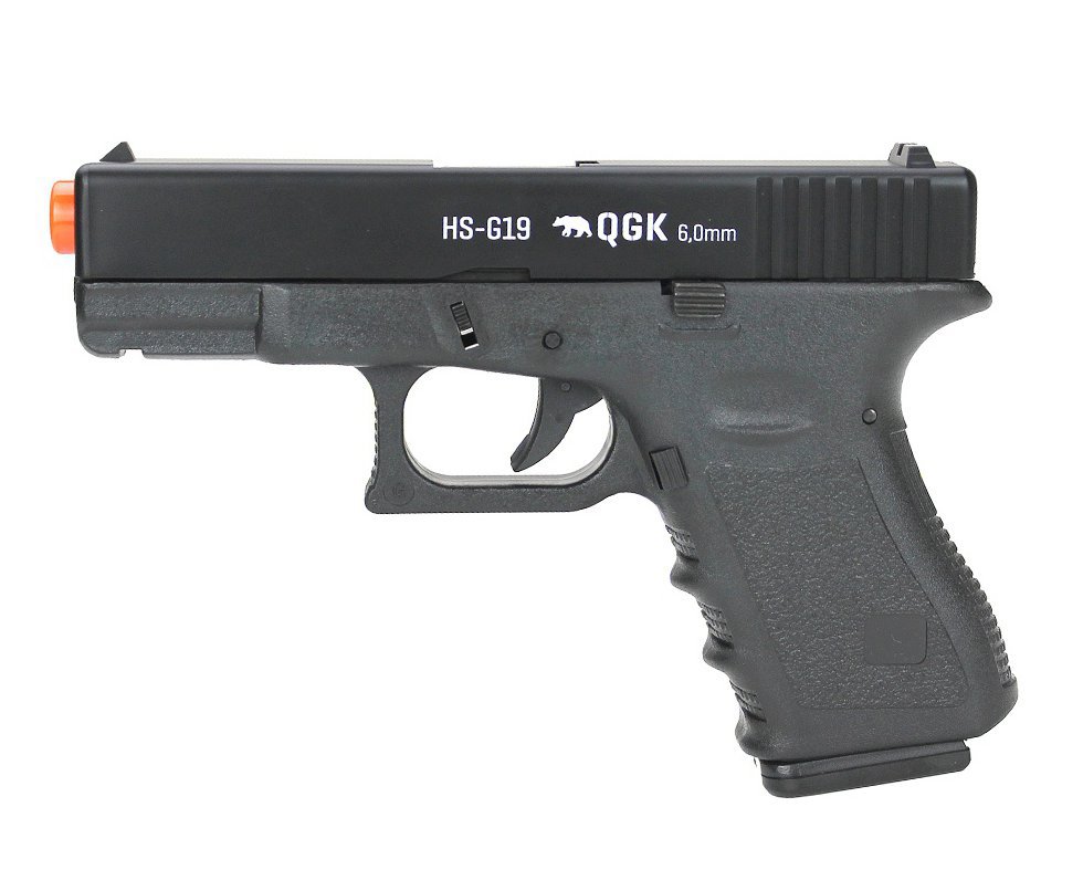 Artefato de Airsoft Spring HS-G19 6mm QGK