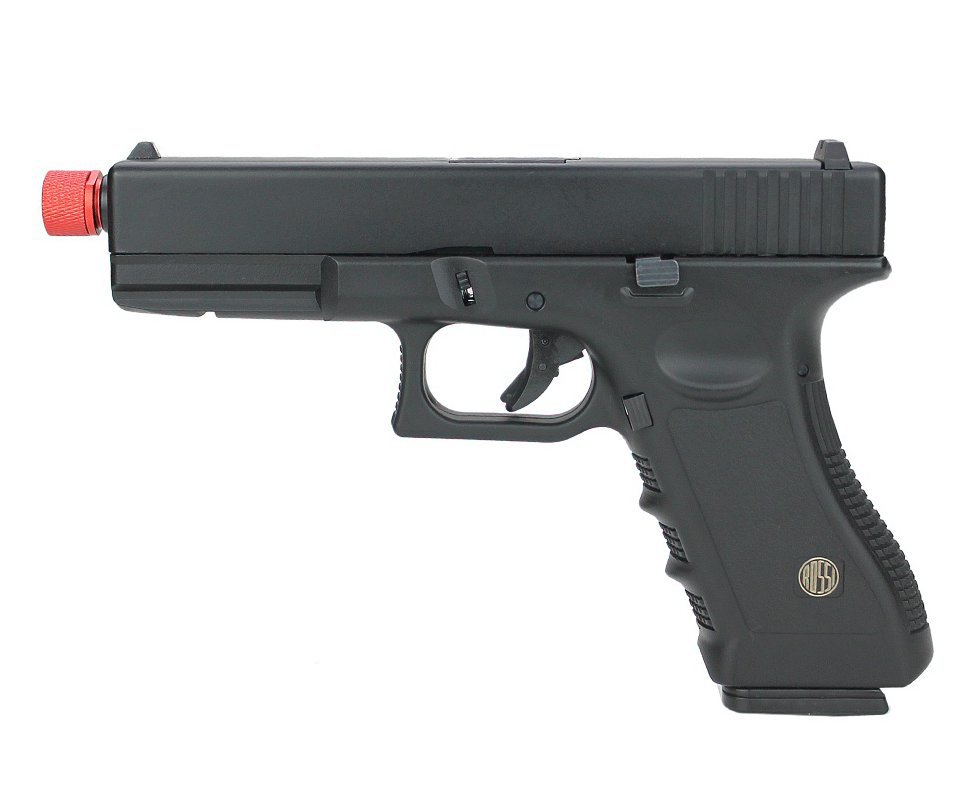 Pistola de Airsoft Gás GBB Glock VG V17 Full Metal Blowback 6mm - Rossi