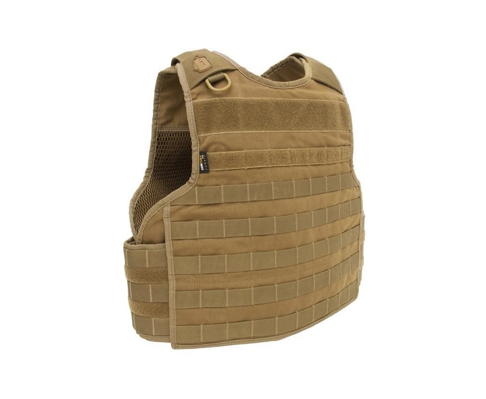 Colete Tatico Invictus Vulcano 3a Molle Cordura Coyote