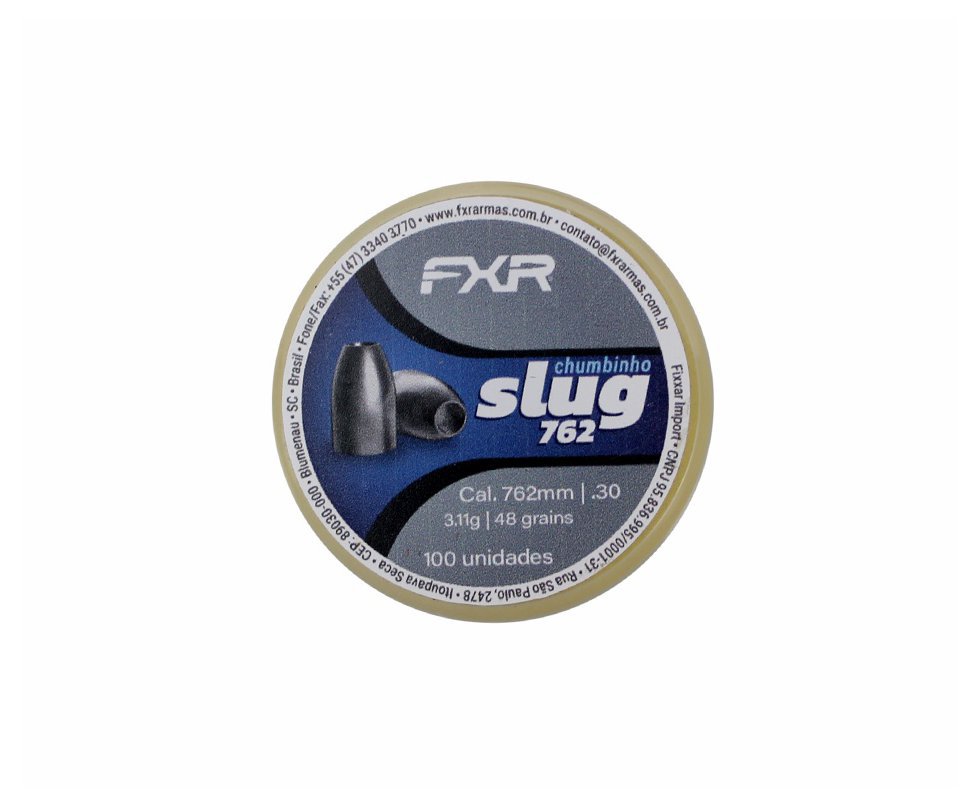Chumbinho FXR Slug 7.62mm (100 unidades)