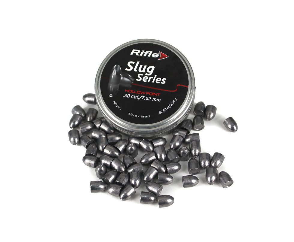 Chumbinho Rifle  Slug Hollow Point 7,62 mm -100 un