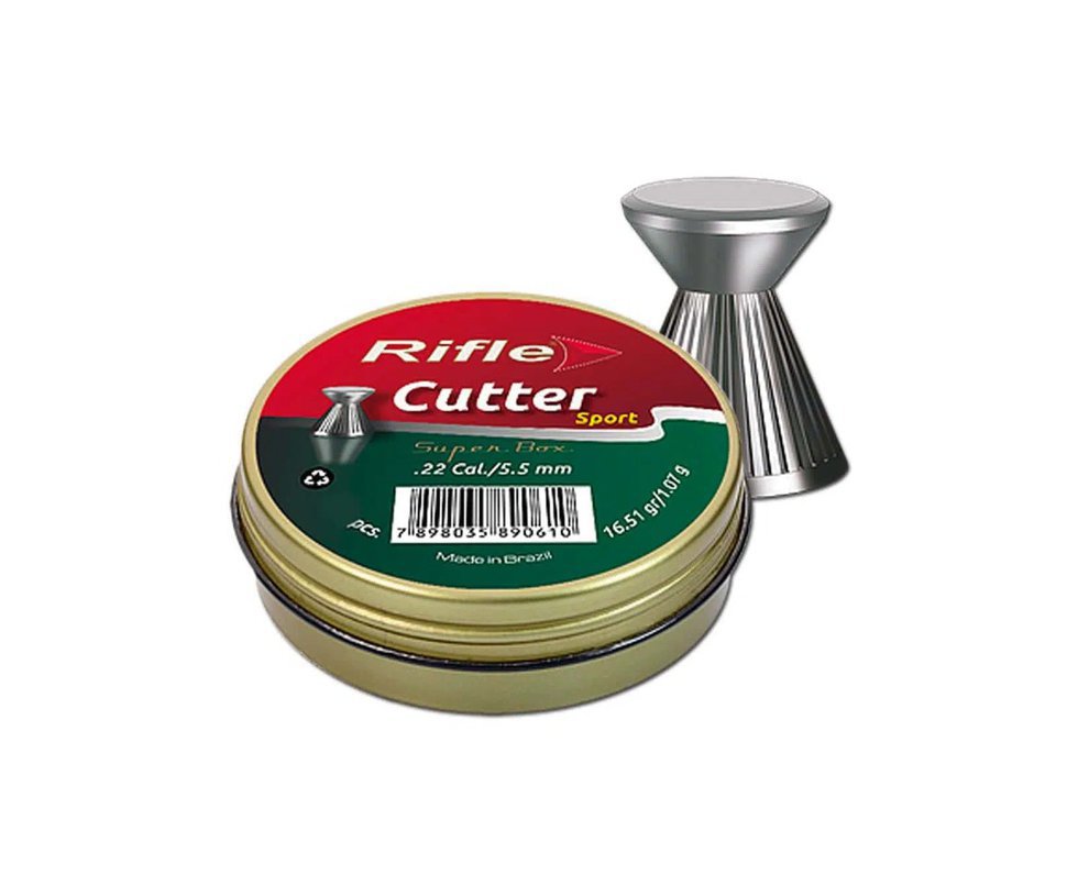 Chumbinho Rifle Cutter Sport 5,5mm Sport & Field 125 unidade