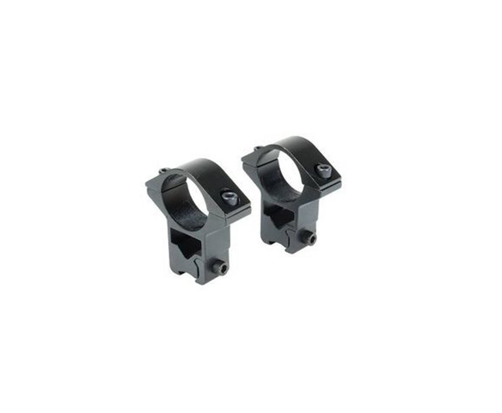 Conjunto Mount Elevado trilho 11mm Para Luneta com tubo 25.4mm