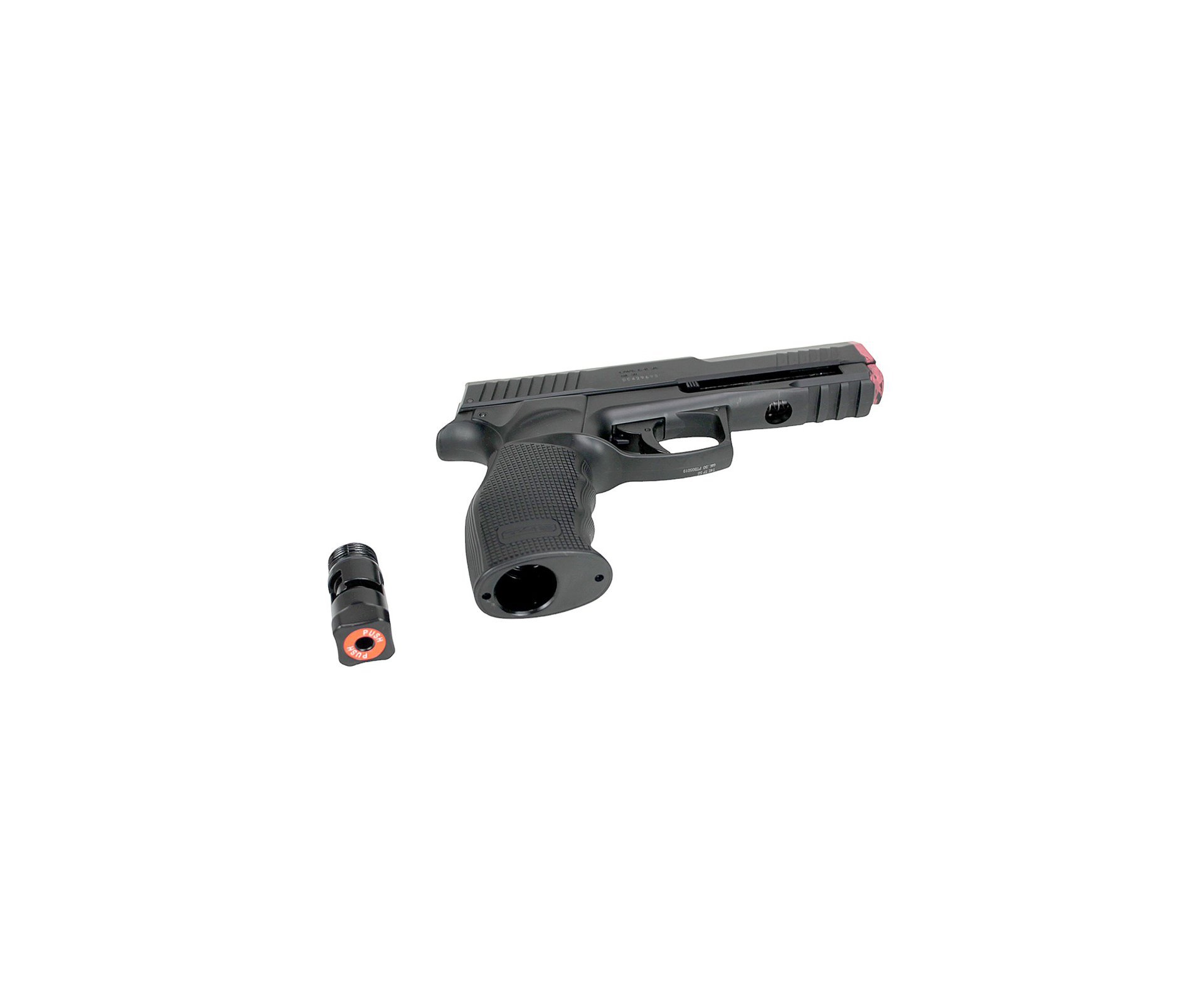Pistola de Pressão CO2 HDP T4E P320 Defense Cal .50 LTL Umarex + CO2 + Munição