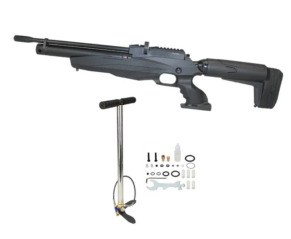 Carabina de Pressão PCP Tormenta 6.35 mm CBC + Bomba Manual