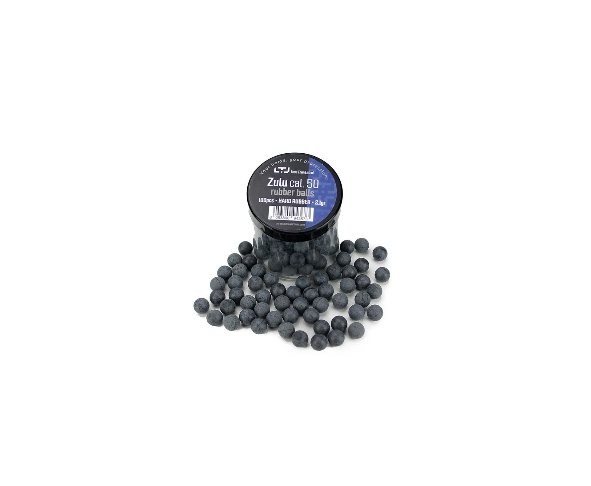 Pistola Pressão CO2 RAM LTL Alfa 1.50 Esferas .50 Defesa Pessoal + Cilindro de Co2 + Esferas de Borracha