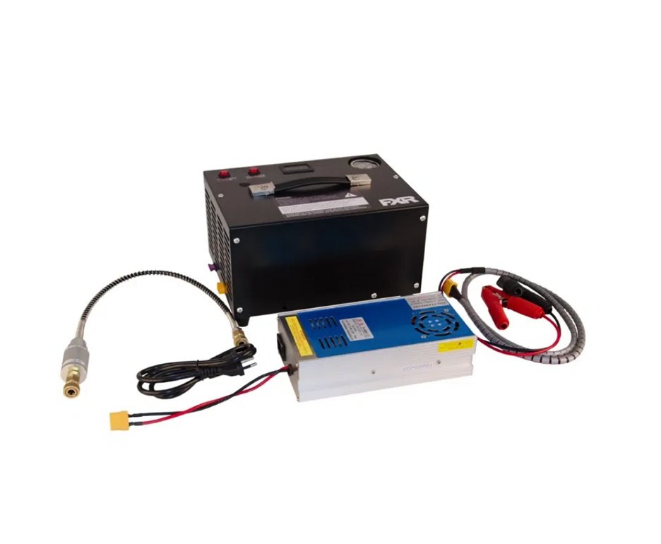 Carabina de Pressão PCP Sumatra 909 Cal 9mm Big Bore + Compressor Portátil