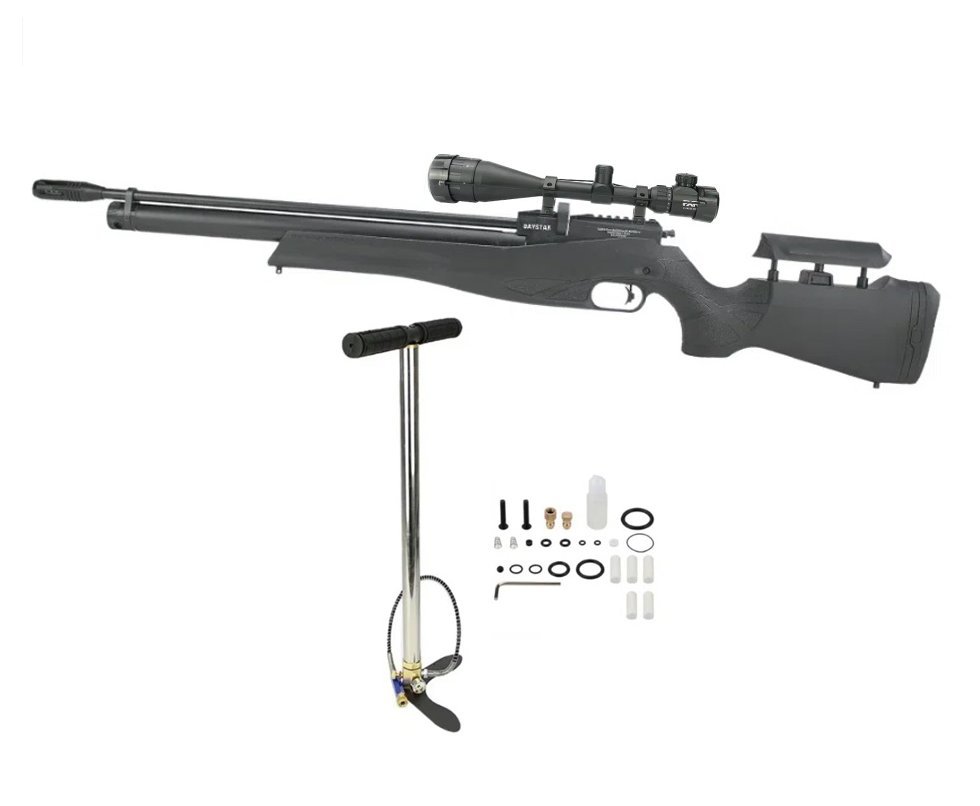 Carabina de Pressão PCP Reximex Daystar 5,5 mm - CBC + Luneta 6-24x50 + Bomba Pneumática