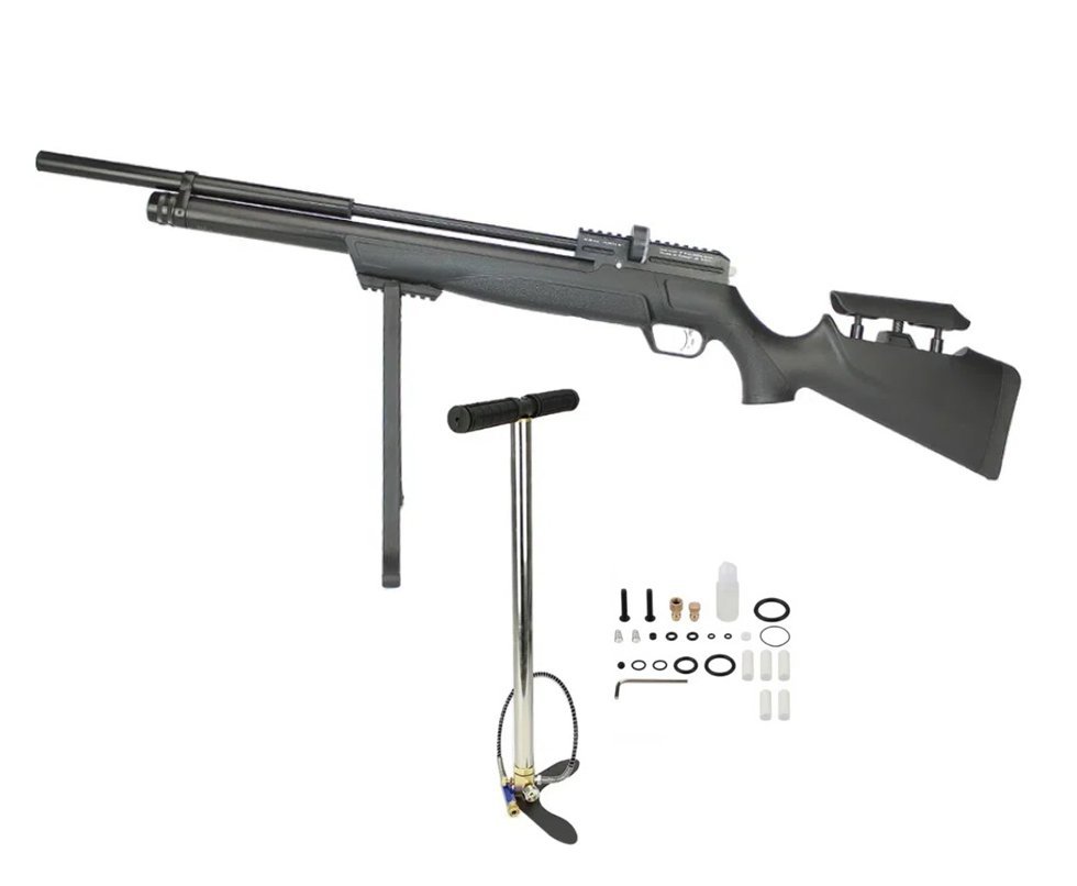 Carabina De Pressão Pcp Puncher Maxi S Silent 5.5mm Kral Arms + Bomba Pneumática