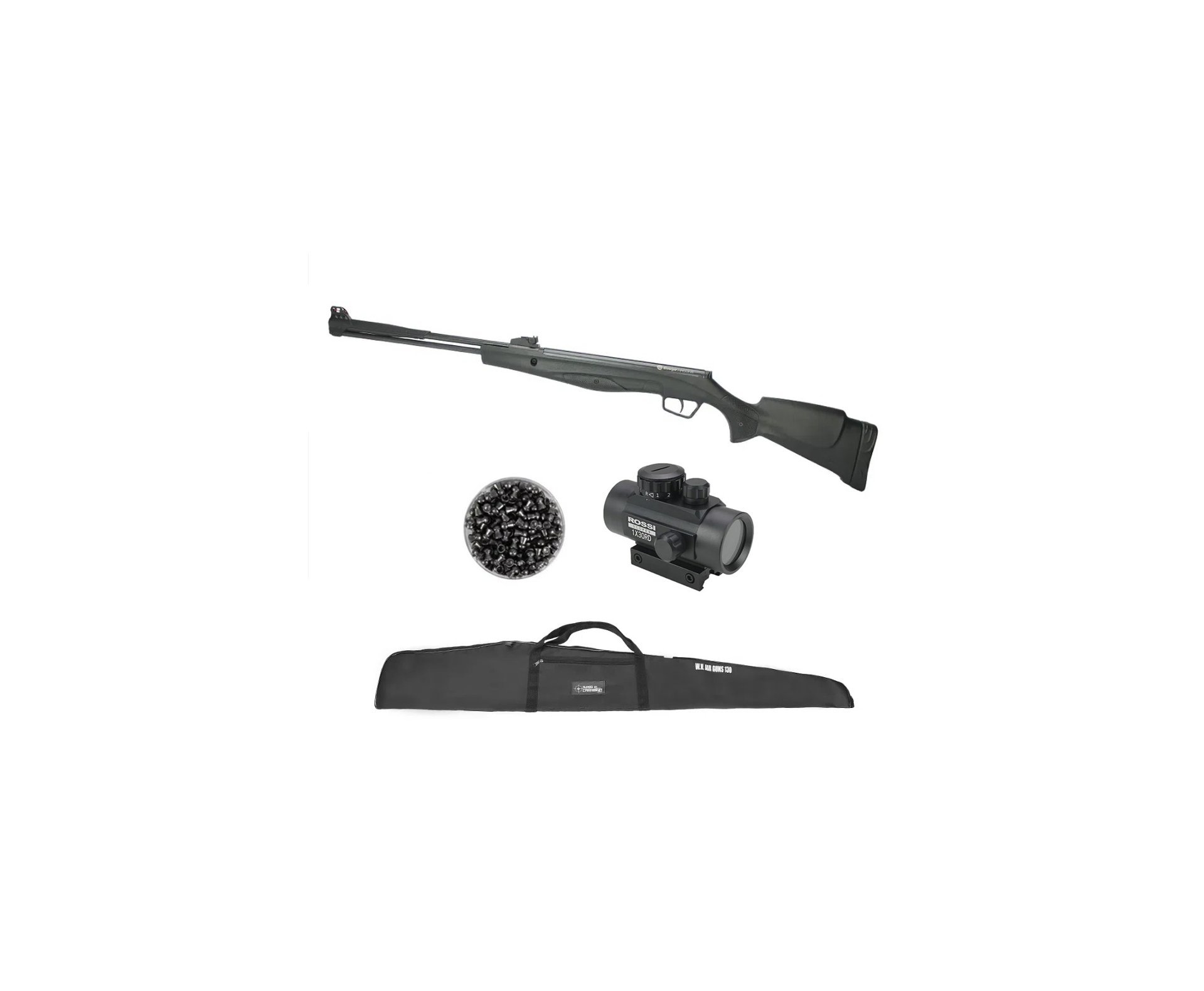 Carabina De Pressão Stoeger Rx40 Nitro 4.5mm Beretta - Fxr + Red Dot + Chumbinho + Capa