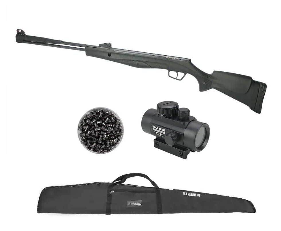 Carabina De Pressão Stoeger Rx40 Nitro 4.5mm Beretta - Fxr + Red Dot + Chumbinho + Capa