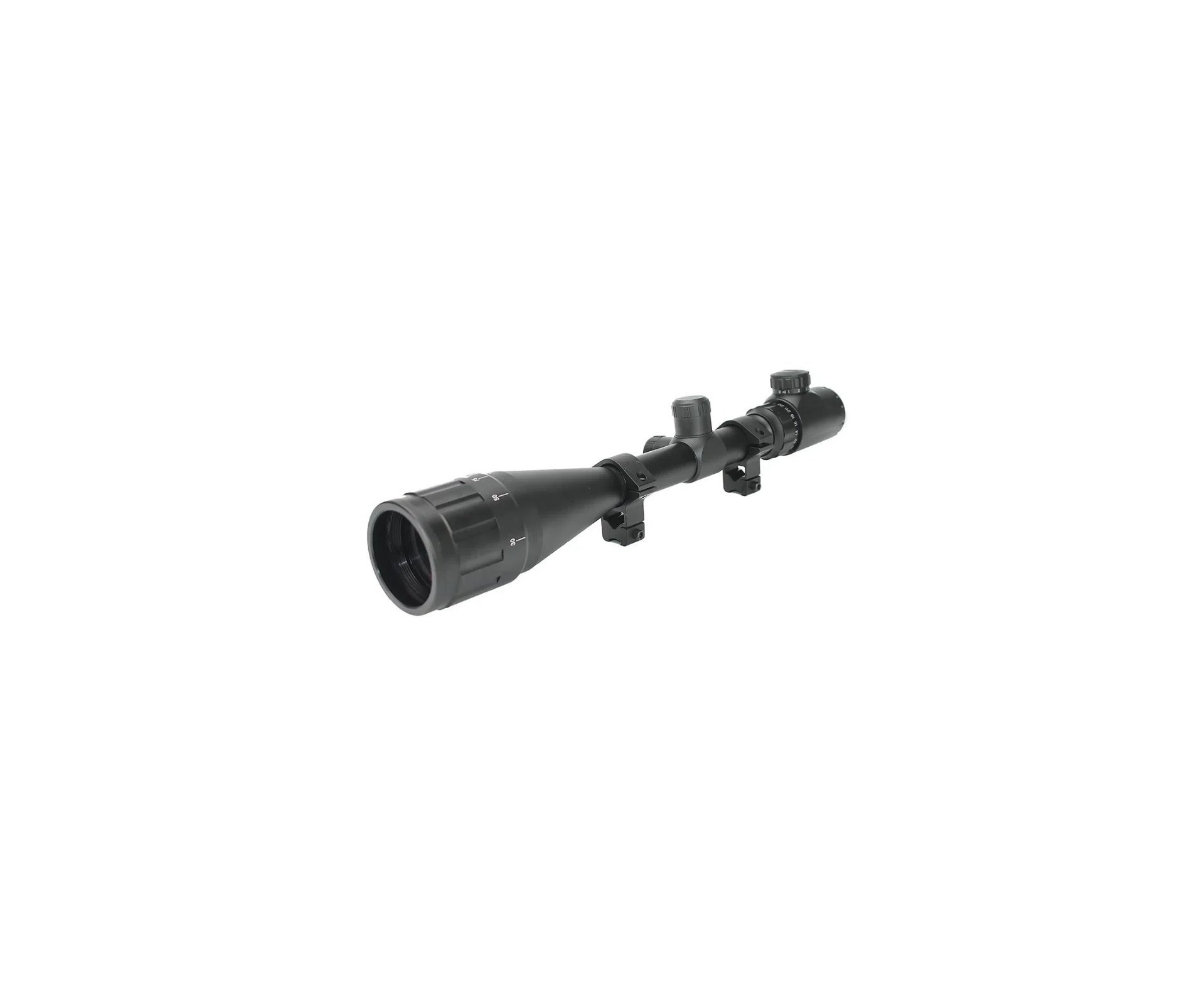 Carabina de Pressão PCP Alpha 6.35mm Black Regulagem Potencia - Nova Vista + Bomba + Luneta 6-24x50