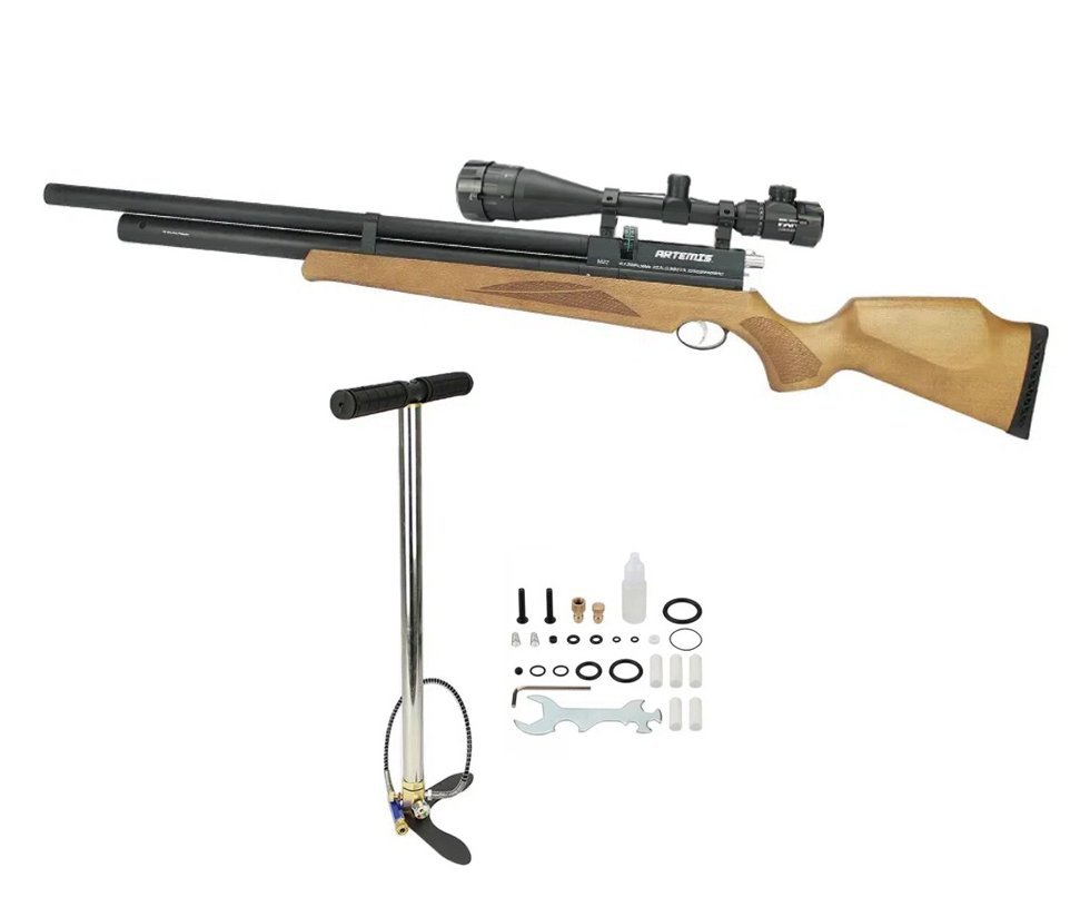 Carabina De Pressão Pcp Artemis M22 10 Tiros 5.5mm + Bomba + Luneta 6-24x50