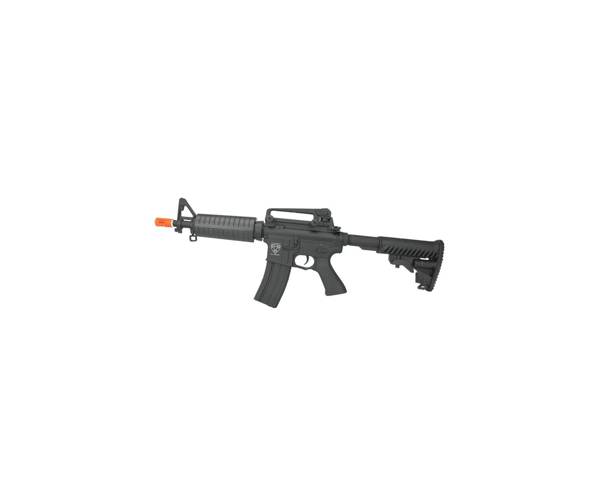 Rifle de Airsoft AEG M4 ASR105 Full Metal com Blowback 6,0 TAG APS Conception + Red Dot + Bateria 7.4 + Carregador + BBs + Óleo de silicone