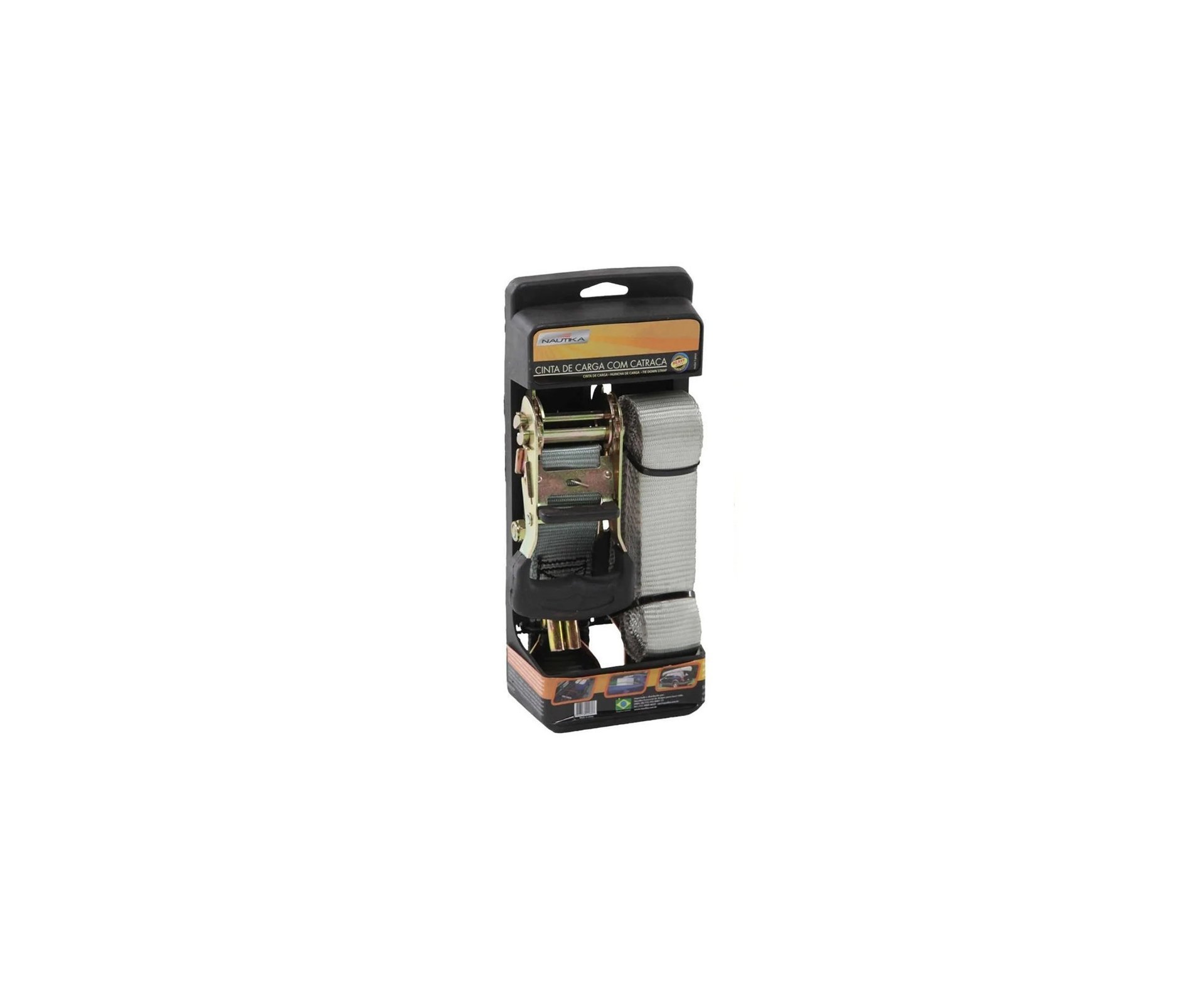 Cinta Com Catraca Fixação De Carga 1500 Kg 3,6m - Nautika