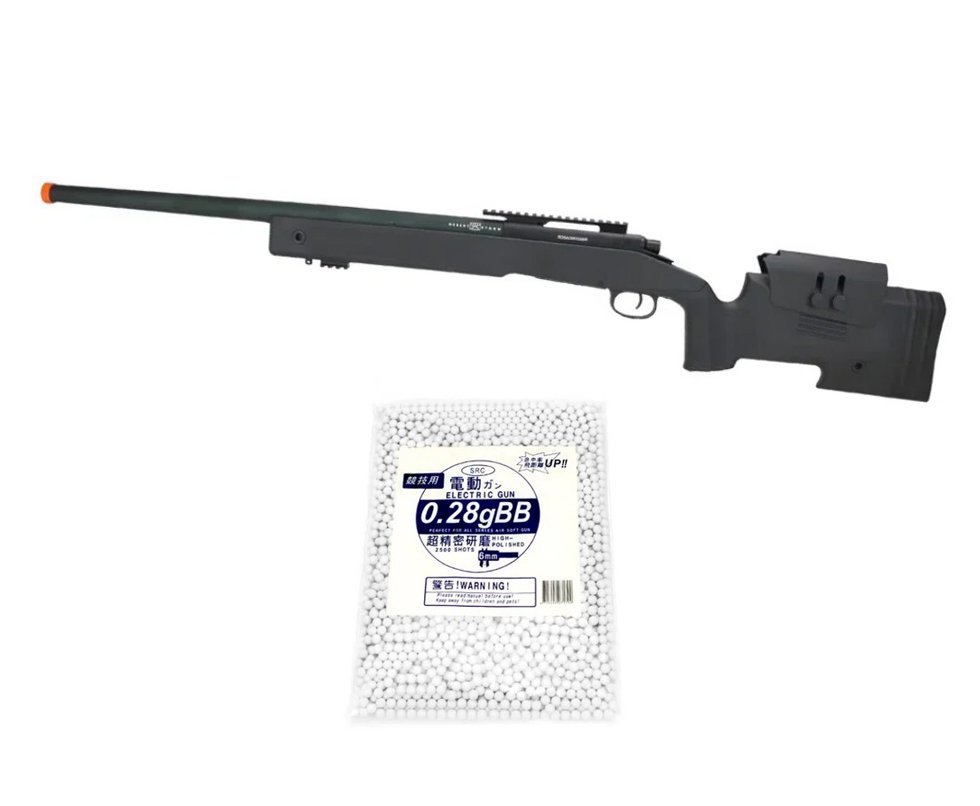 Rifle de Airsoft Sniper M40 Storm 6mm Neptune Rossi + BBs