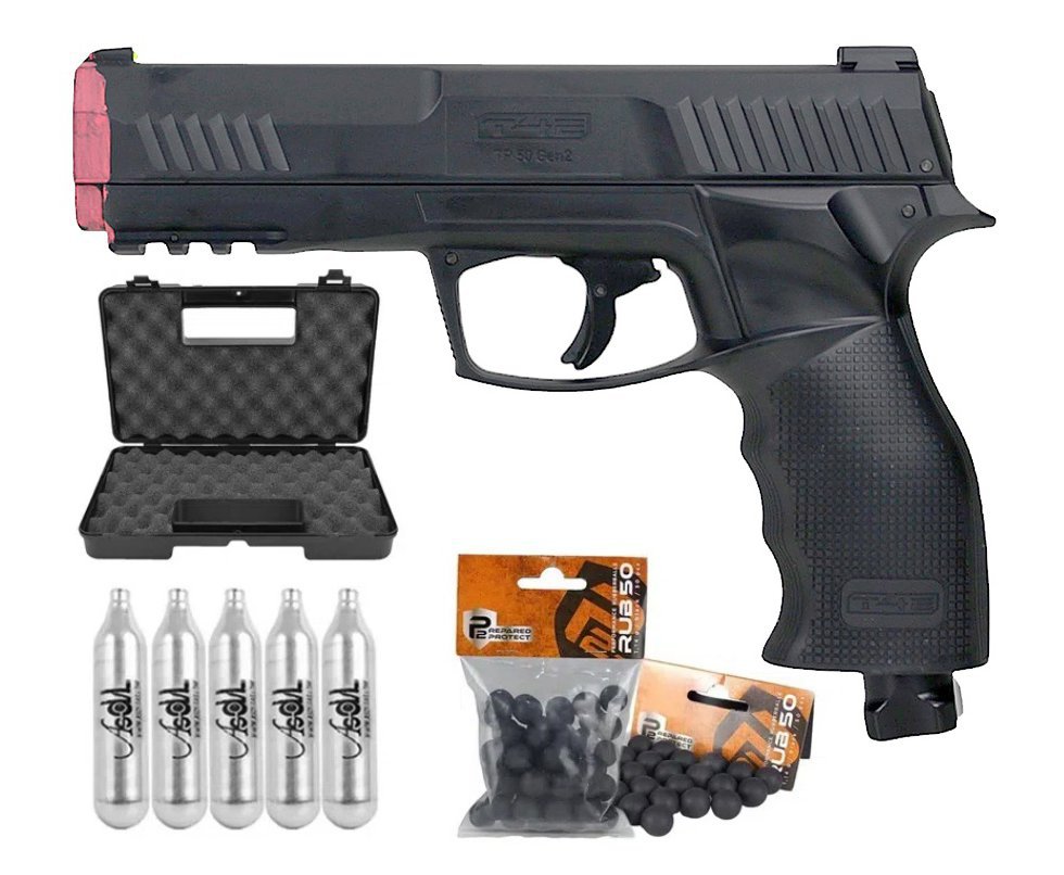 Pistola de Pressão CO2 HDP T4E GEN2 P320 Defense Cal .50 LTL Umarex + Co2 + Esferas + Maleta Case