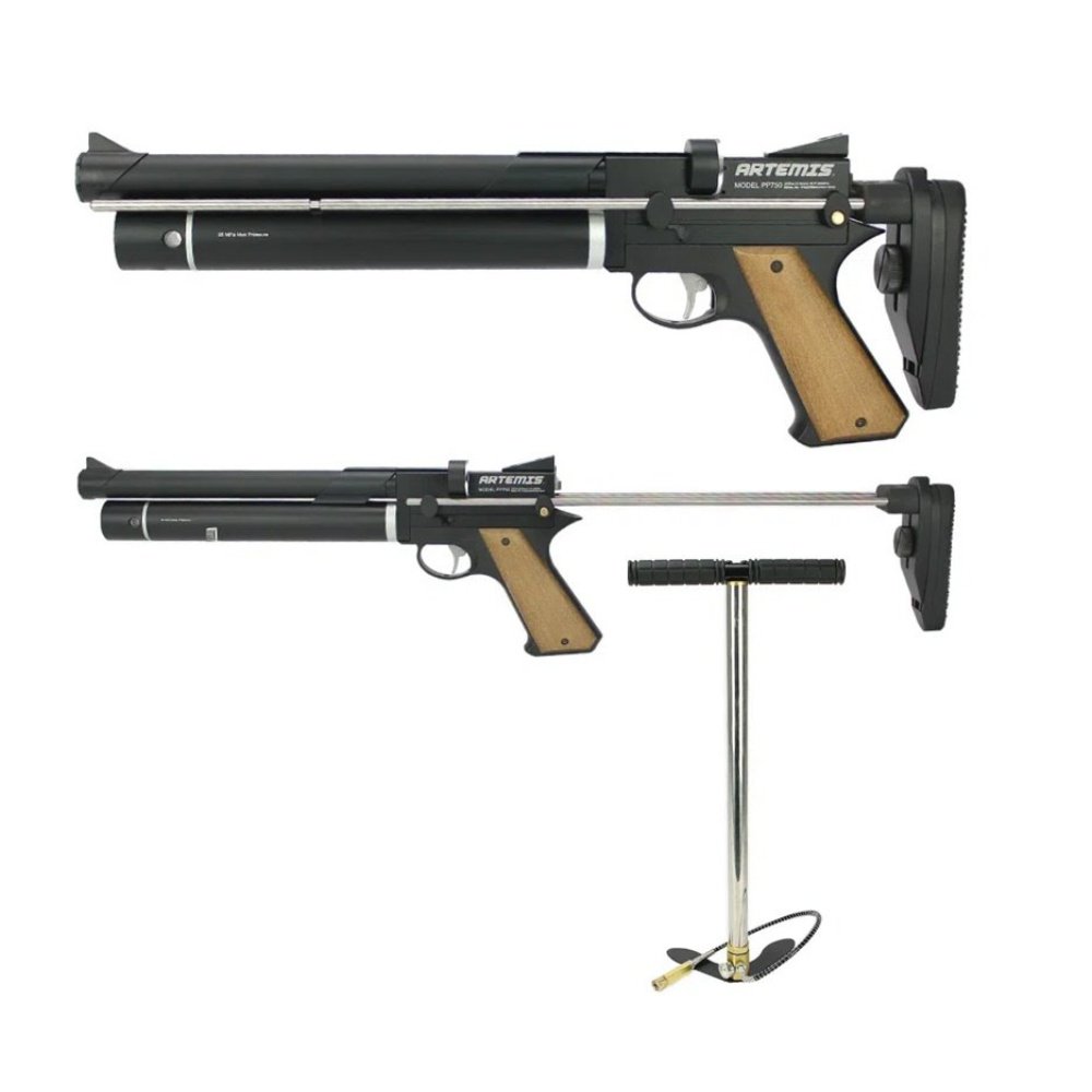 Pistola de Pressão PCP Artemis PP750 5.5 FXR + Bomba