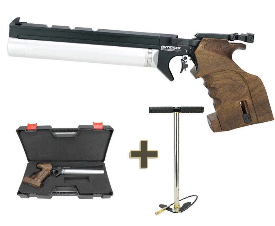 Pistola Pressão PCP Artemis PP20 Golden Match 4,5mm + Bomba
