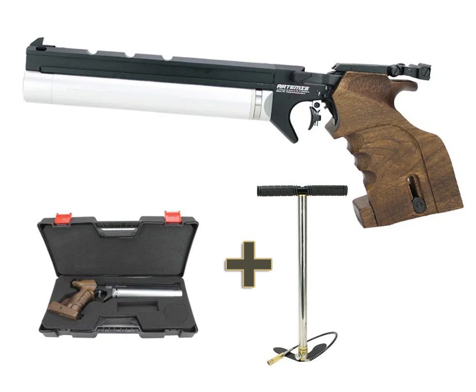 Pistola Pressão PCP Artemis PP20 Golden Match 4,5mm + Bomba