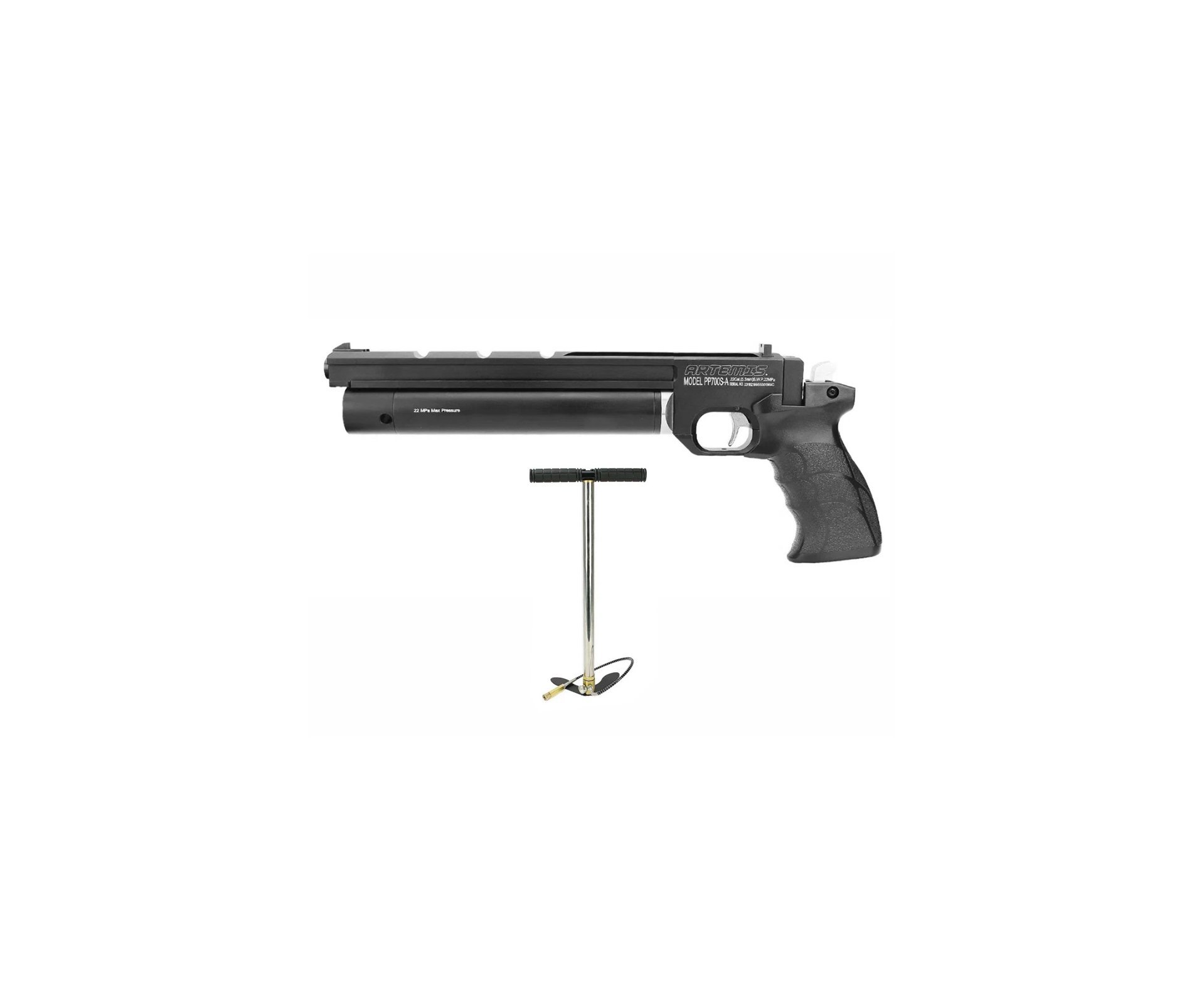 Pistola De Pressão Pcp Pp700s-a Olimpic 5.5mm Artemis + Bomba PCP