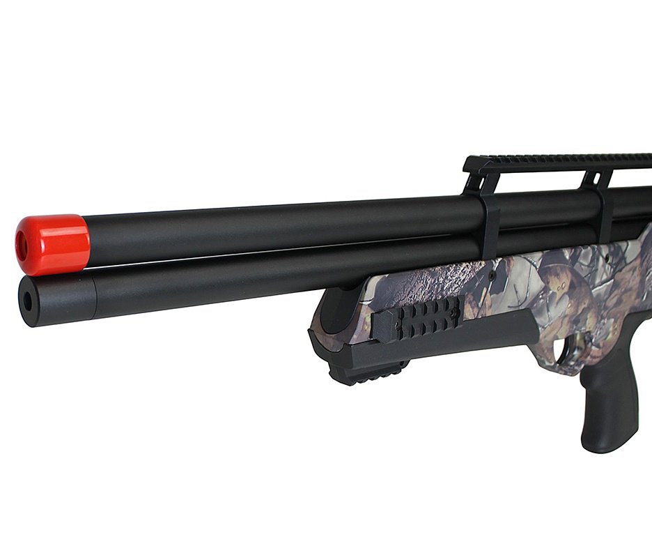 Carabina de Pressão PCP Nova Vista Bullpup Behemoth PS-R2-S 5.5mm CAMU com reguladora + Bomba PCP