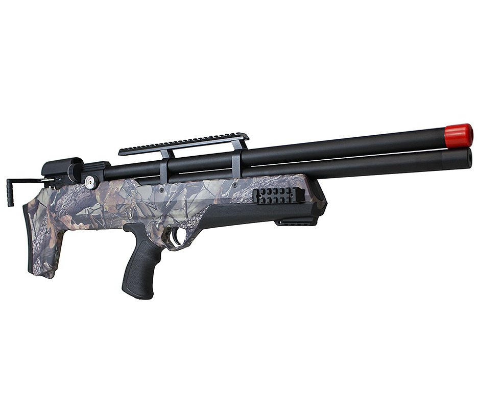 Carabina de Pressão PCP Nova Vista Bullpup Behemoth PS-R2-S 5.5mm CAMU com reguladora + Bomba PCP