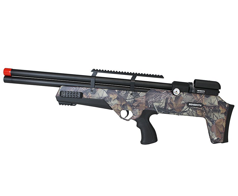 Carabina de Pressão PCP Nova Vista Bullpup Behemoth PS-R2-S 5.5mm CAMU com reguladora + Bomba + Luneta 6-24x50