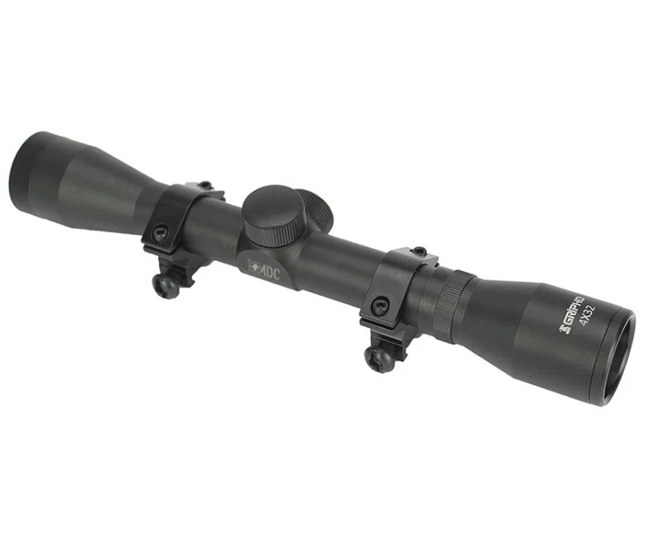 Carabina Pressão PCP P35 Artemis Bull PUP Blackened 6.35mm FXR + Bomba PCP + Luneta 4x32