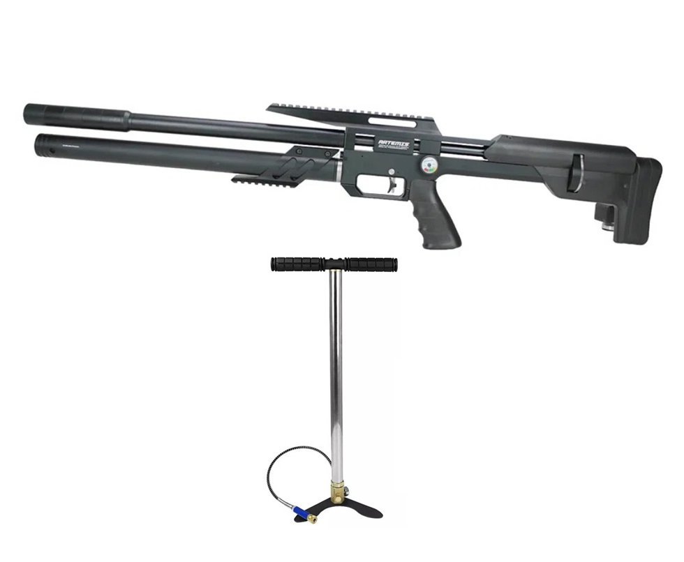 Carabina PCP Artemis M60 Bull Pup 6.35 Slayer Black 18 Tiros - FXR Artemis + Bomba