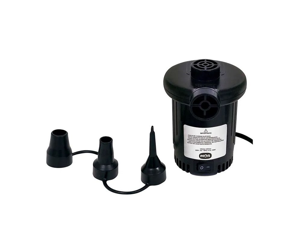 Inflador Elétrico 220v para colchão inflável, piscina, boias - Mor