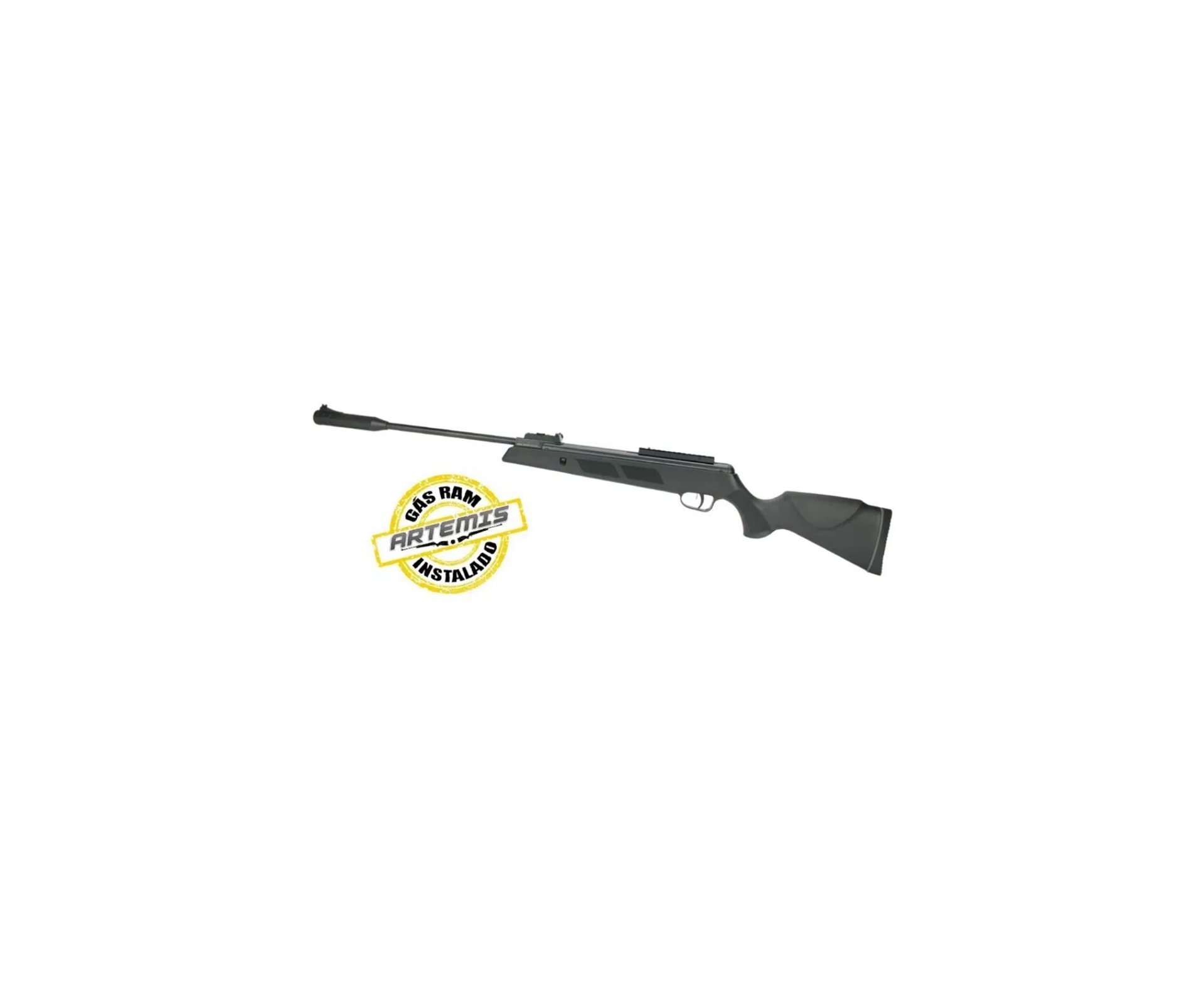 Carabina De Pressão Black Hawk Gas Ram 70kg 6.35mm Artemis + Luneta 4x32 + Capa