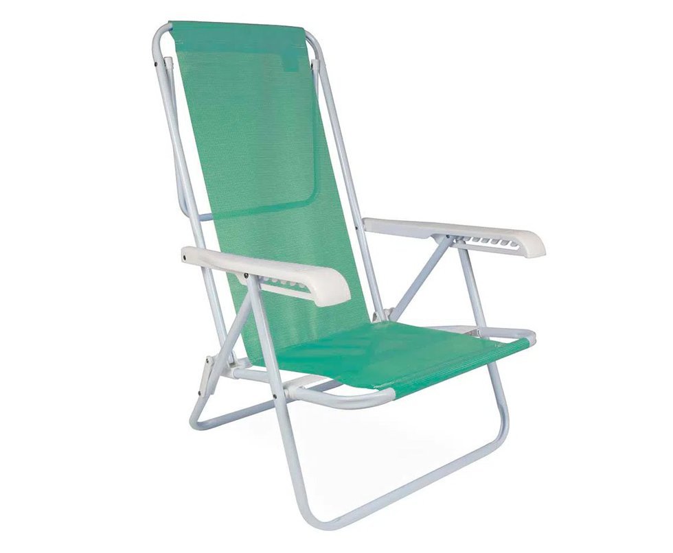 Cadeira Reclinável Mor Aço 8 Posições Anis