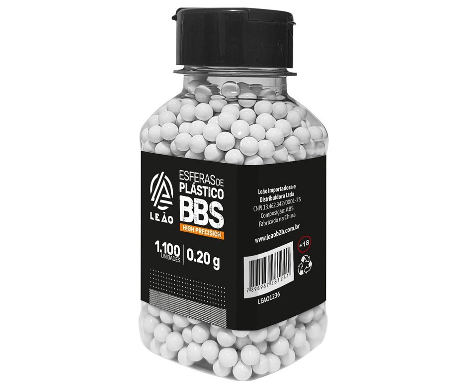 Esfera BBs Munição Airsoft MDC Premium 0,20g 6,0 1000un - MDC