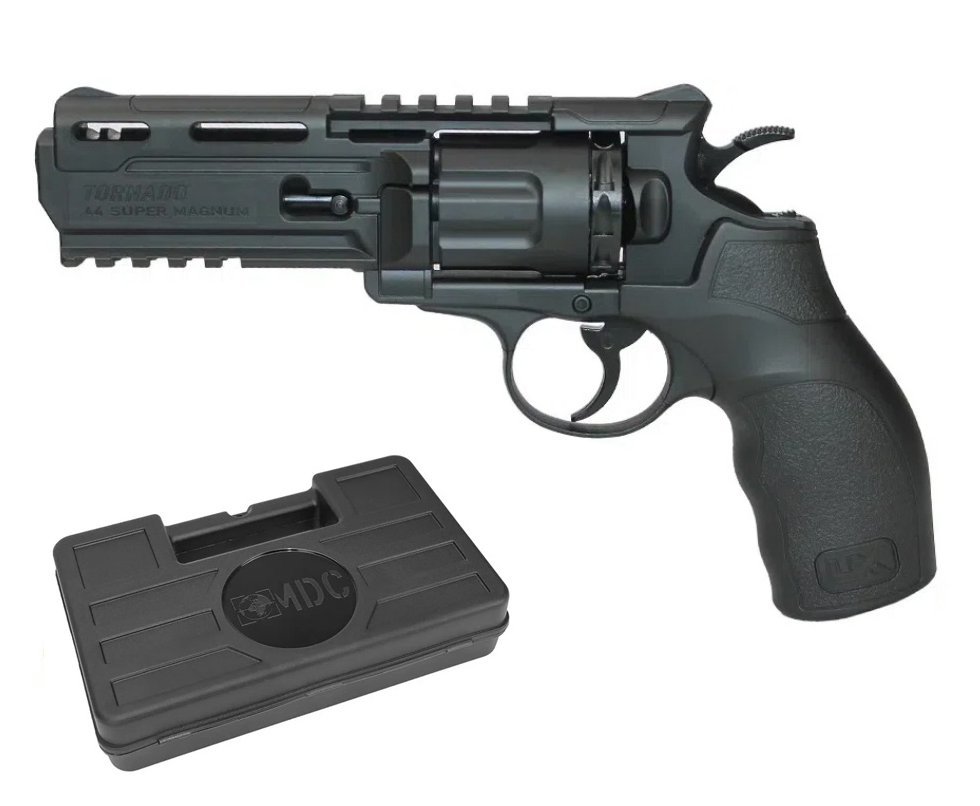 Revólver de Pressão CO2 Tornado 10 Tiros 4,5mm Umarex + Case