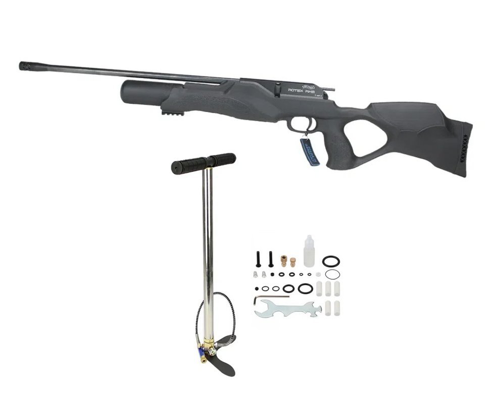 Carabina Pressão PCP Rotex RM8 Varmint 5.5 - Walther + Bomba
