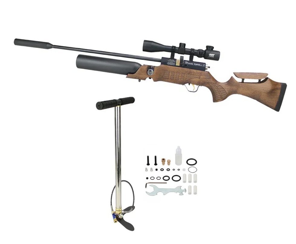 Carabina de Pressão Cometa PCP Big Bore LYNX V10 6.35 - Cometa + Bomba Pneumática PCP