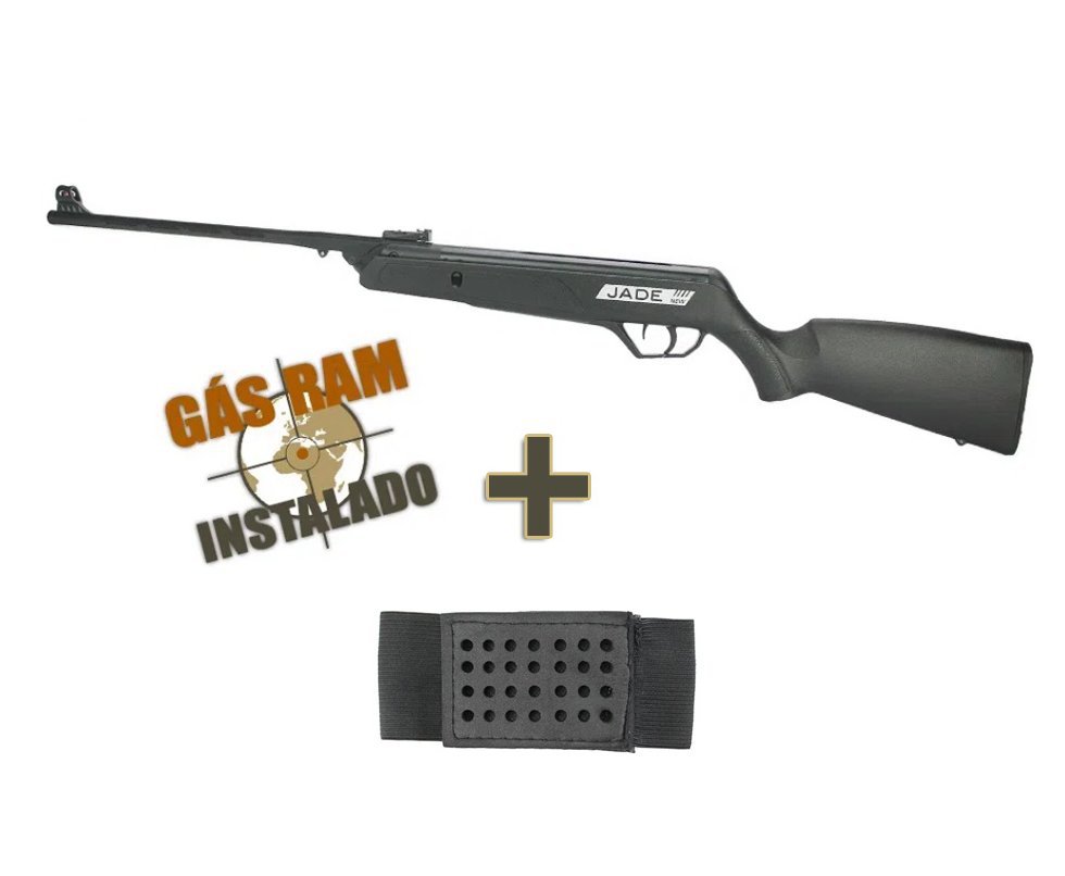 Carabina de Pressão CBC 5,5 Jade New Nitro + Porta Chumbinho