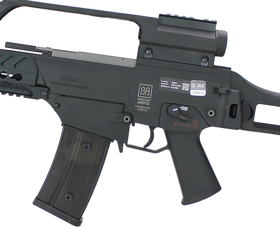 Artefato de Airsoft Aeg G36 KEYMOD SA-G10 Black Core S-Series - Specna Arms