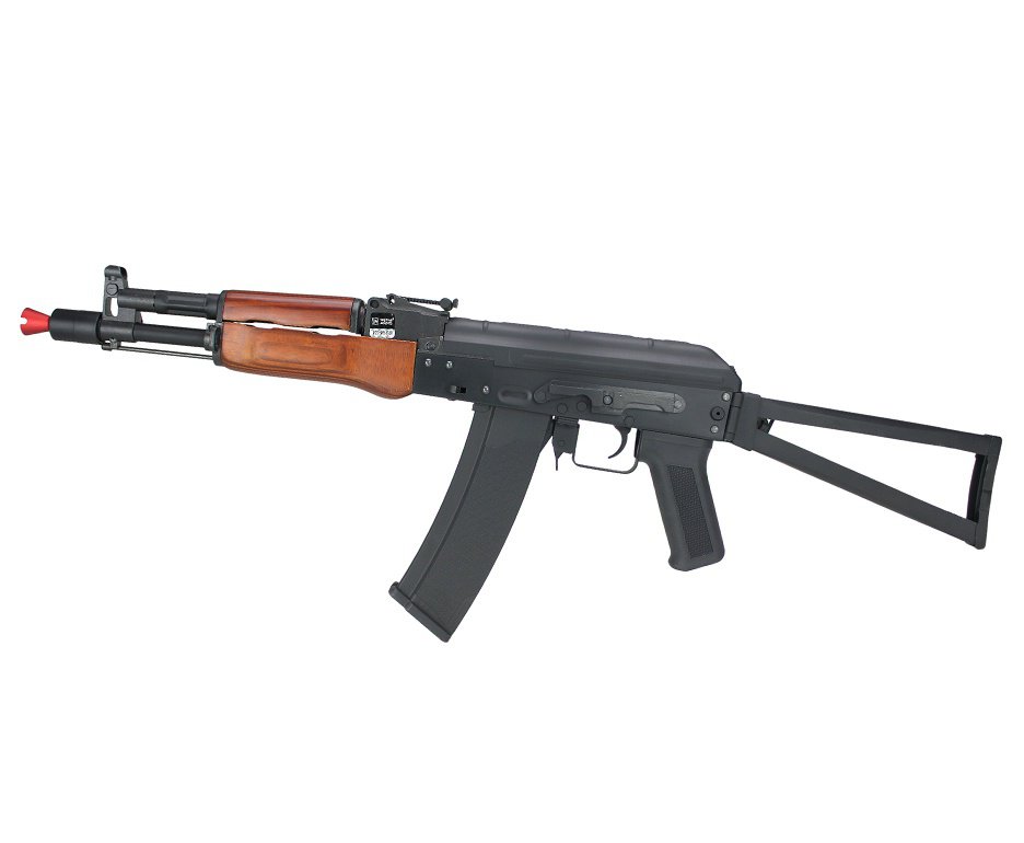 Rifle de Airsoft AEG AK74U WOOD Full Metal SA-J08 J-Series - Specna Arms