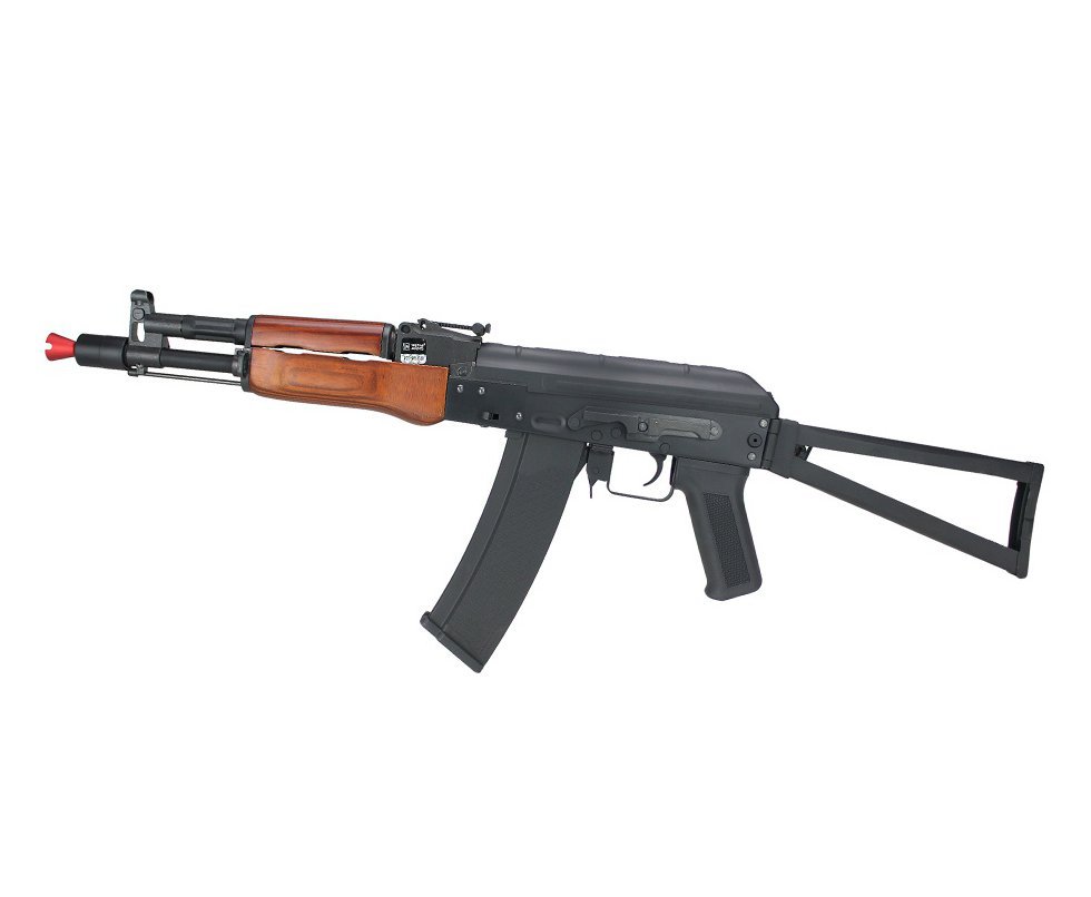 Rifle de Airsoft AEG AK74U WOOD Full Metal SA-J08 J-Series - Specna Arms