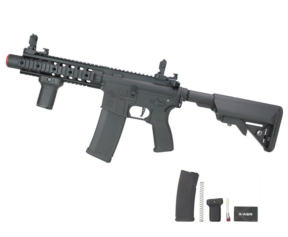 Rifle de Airsoft AEG M4 RIS Silencer SA-E05 RRA Black E-Series - Specna Arms