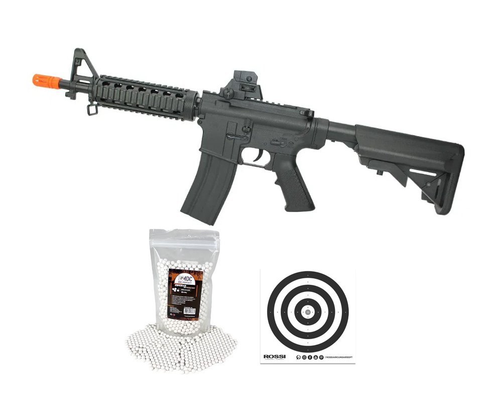 Rifle De Airsoft Vg M4ris-cqb 8907 Spring 6mm + BBs + Alvos