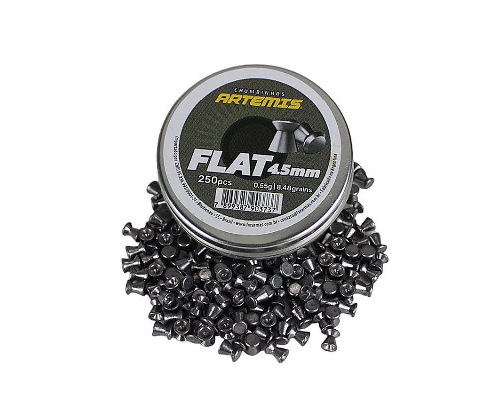 Chumbinho Profissional Artemis Flat 4,5mm Alta precisão - FXR