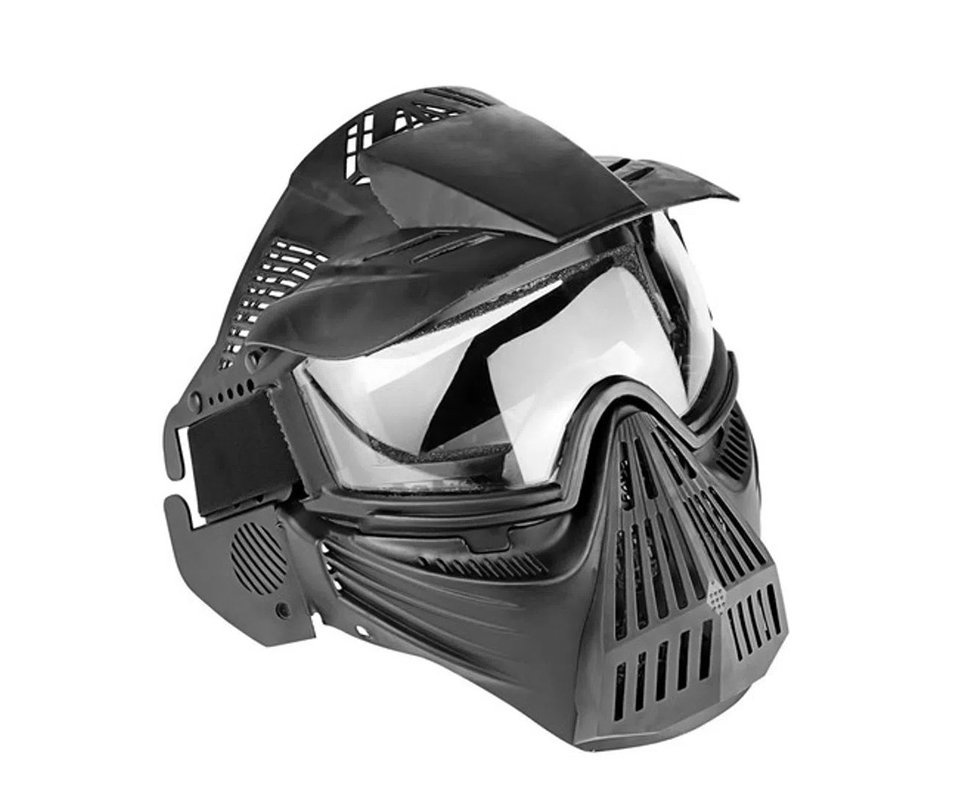 Máscara proteção airsoft Speed Preta - Rossi