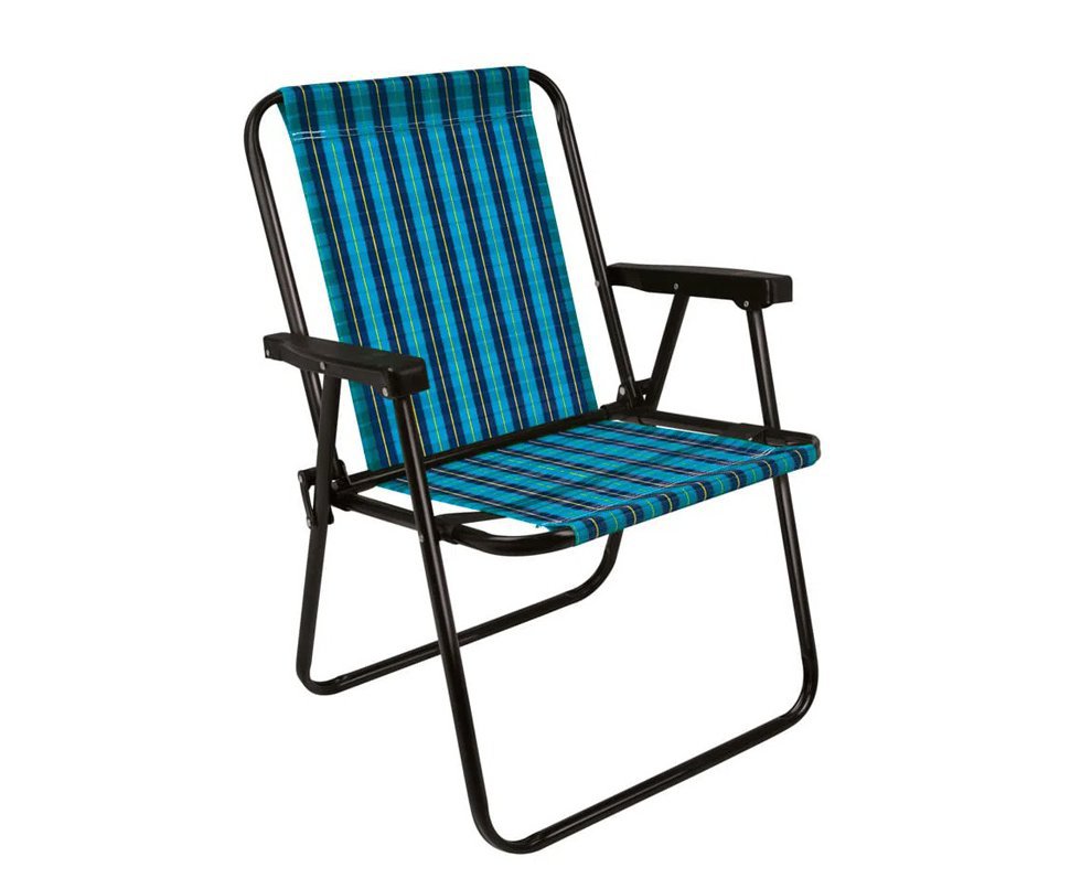 Cadeira Mor Xadrez Azul Marine