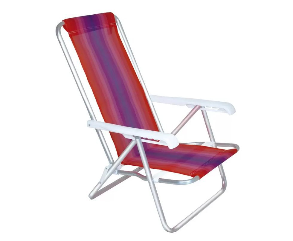 Cadeira Reclinável 4 posições Alumínio - Mor